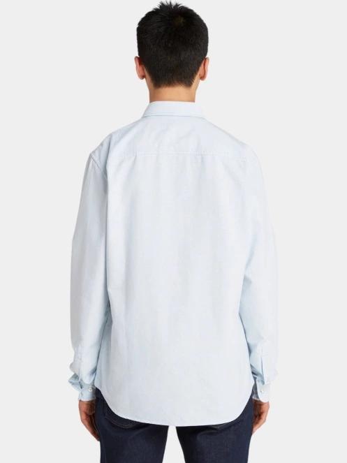 camasa cu maneci lungi pt. barbati Timberland Oxford Shirt albastru deschis 3