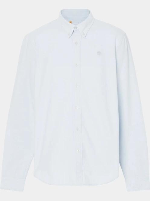 camasa cu maneci lungi pt. barbati Timberland Oxford Shirt albastru deschis 7