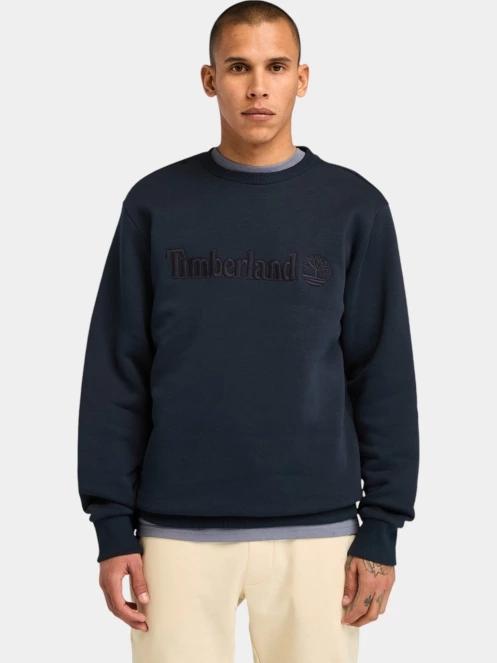 pulover pt. barbati Timberland Crew Neck albastru inchis 2