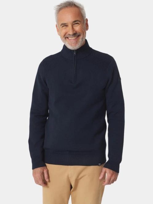 pulover pt. barbati TBS Axelecam albastru inchis 2
