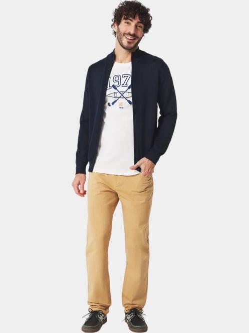 cardigan pt. barbati TBS Axelegil albastru inchis 4