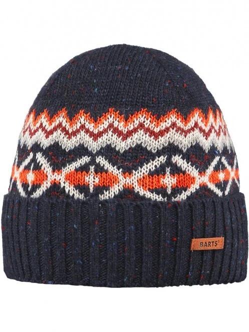 caciula tricotata Barts Jekobe Beanie albastru inchis 2