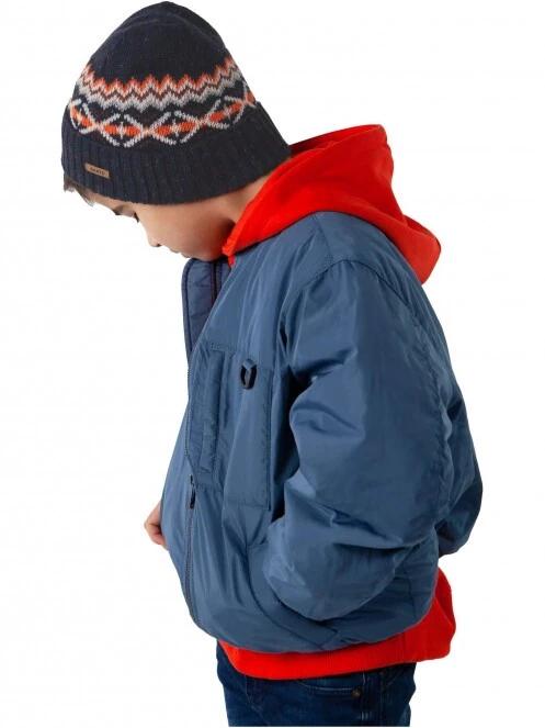 caciula tricotata Barts Jekobe Beanie albastru inchis 3