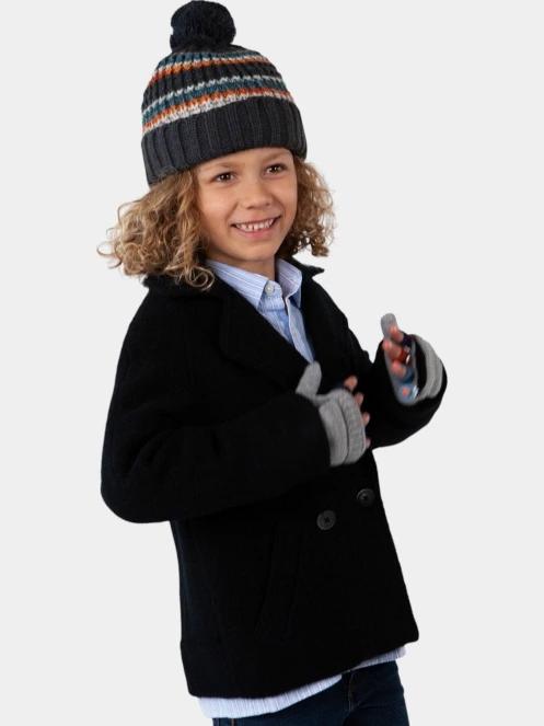 caciula cu mot Barts Goser Beanie Kids albastru inchis 3