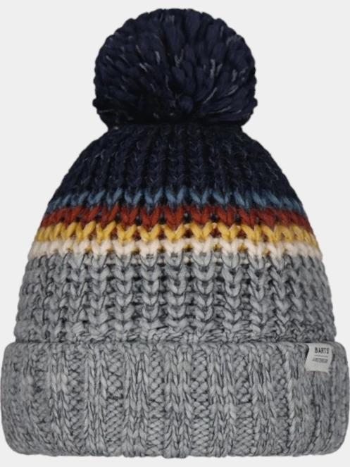 caciula cu mot Barts Reggey Beanie albastru inchis 2
