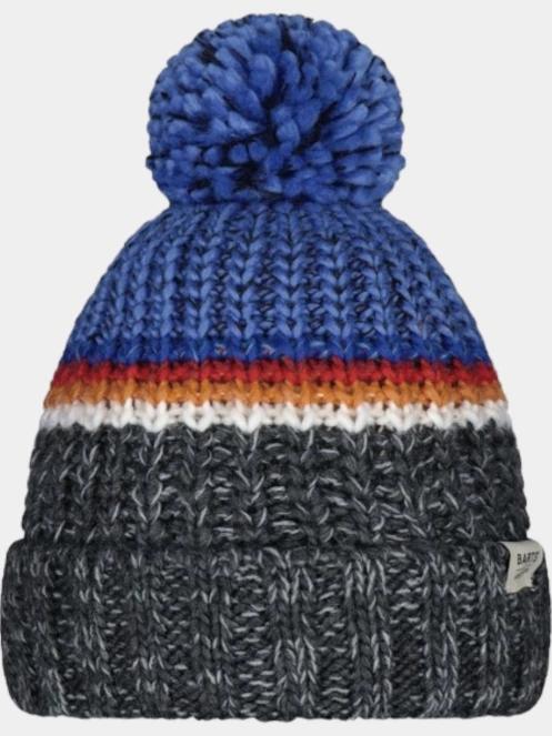 caciula cu mot Barts Reggey Beanie albastru 2