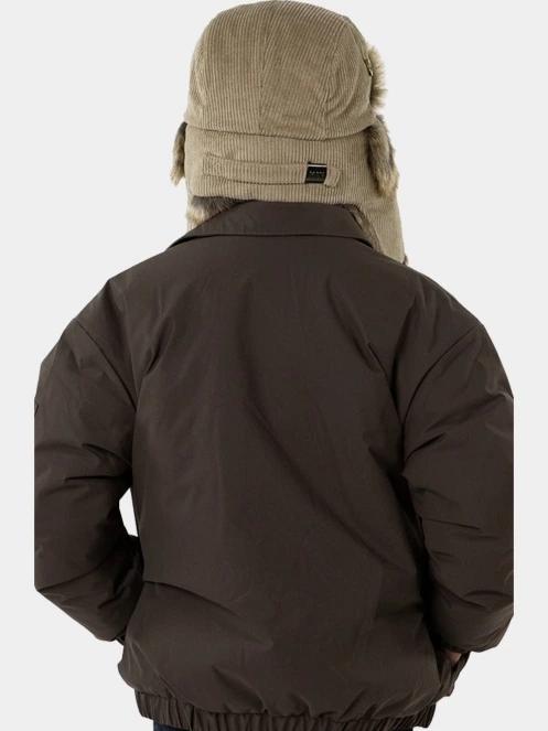 caciula cu urechi Barts Rib Bomber Kids maro 5