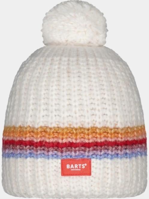 caciula cu mot Barts Limeah Beanie alb 2