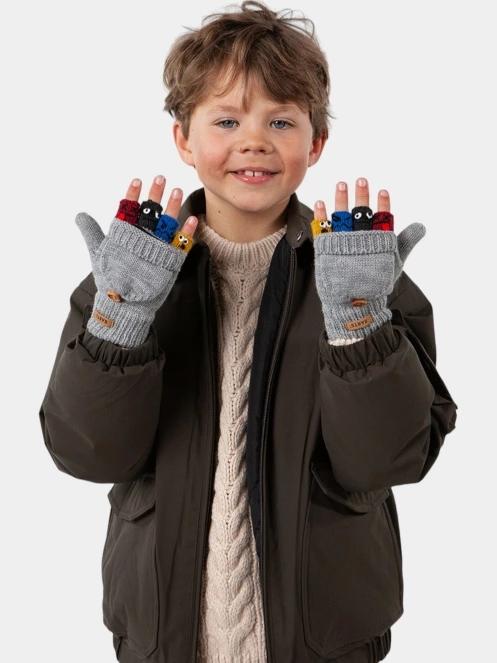 manusi Barts Puppeteer Bumgloves gri 3