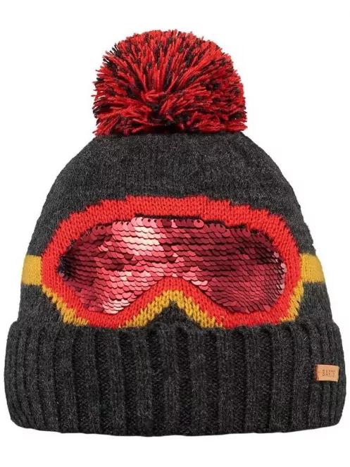 caciula cu mot Barts Frient Beanie rosu 2