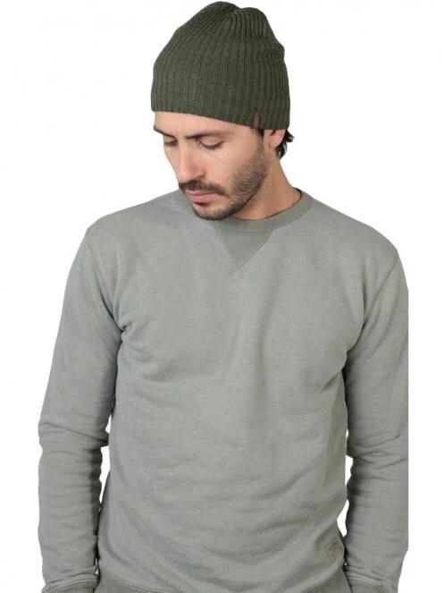 caciula tricotata pt. barbati Barts Wilbert Beanie oliv 3