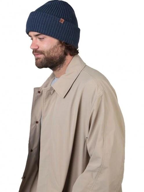 caciula tricotata pt. barbati Barts Derval Beanie albastru inchis 3