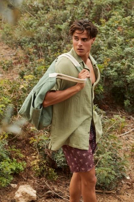 camasa cu maneci scurte pt. barbati Barts Cayrlos Shirt verde 5