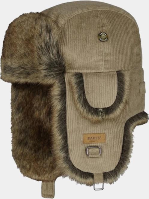 caciula cu urechi Barts Rib Bomber oliv 2