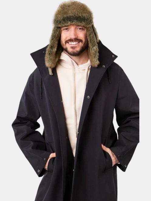 caciula cu urechi Barts Rib Bomber oliv 3