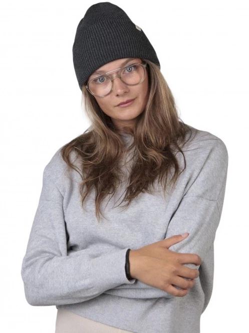 caciula tricotata Barts Haveno Beanie gri 2