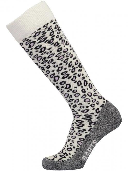 ciorapi de schi pt. femei Barts Skisock Animal Print alb 2