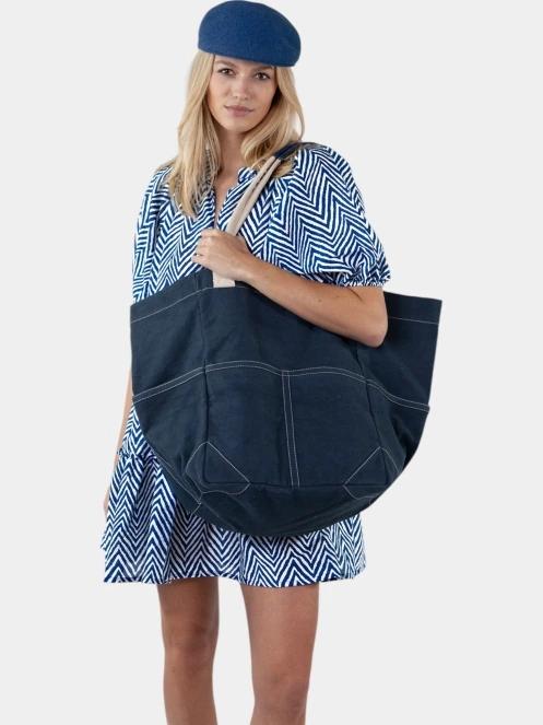 geanta shopper pt. femei Barts Jondi Bag albastru inchis 4