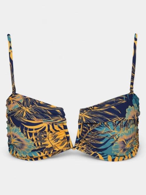 sutien bikini pt. femei Barts Mahn Bandeau albastru inchis 4
