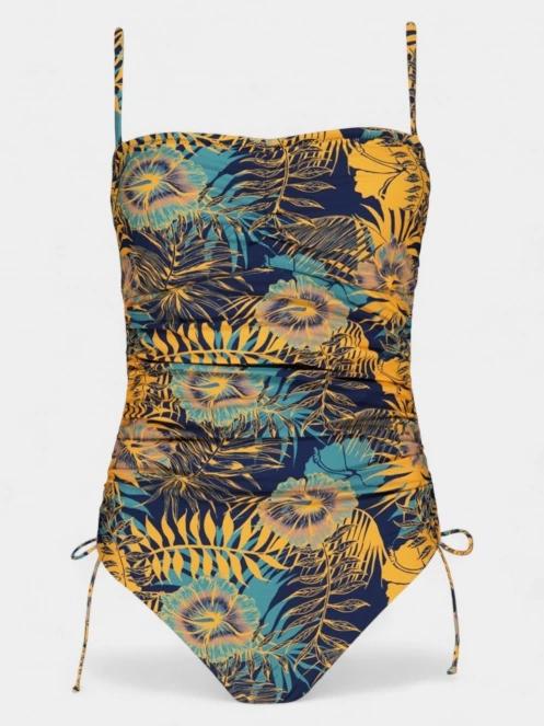 costum de baie pt. femei Barts Mahn Bandeau One Piece albastru inchis 4