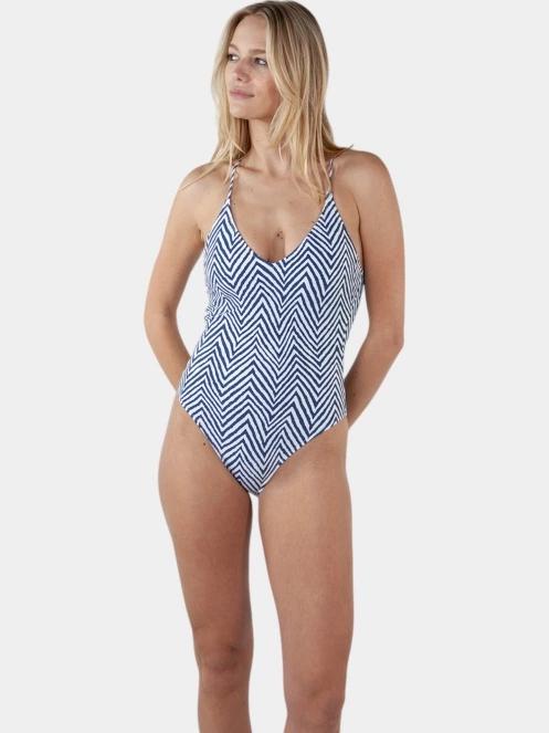 costum de baie pt. femei Barts Yankun Plunge One Piece albastru 2