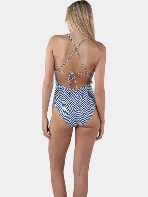 costum de baie pt. femei Barts Yankun Plunge One Piece albastru 3