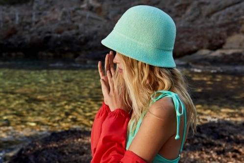 bucket hat pt. femei Barts Nucha Hat verde 3