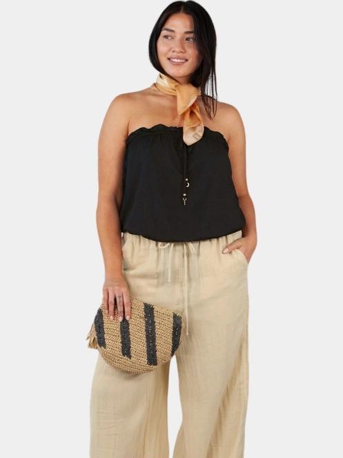 geanta plic pt. femei Barts Djalu Clutch maro 3