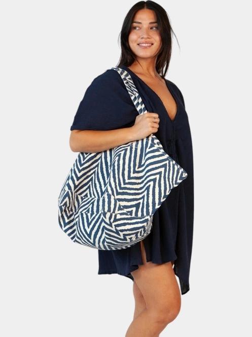 geanta shopper pt. femei Barts Juno Bag albastru inchis 3