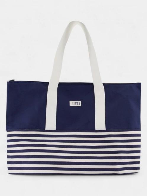 geanta shopper pt. femei TBS Charlize albastru inchis 2