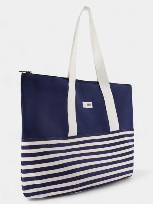 geanta shopper pt. femei TBS Charlize albastru inchis 3