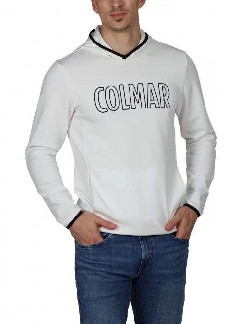 pulover cu gluga pt. barbati Colmar Facetime alb 5
