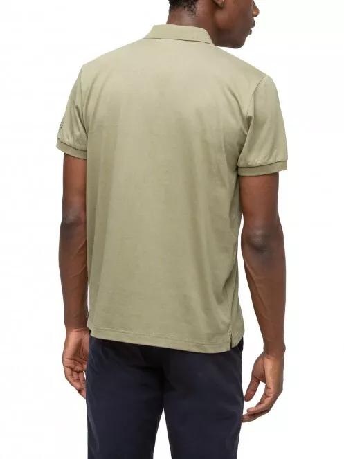 tricou cu guler pt. barbati TBS Elyampol oliv 3