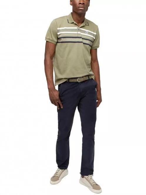 tricou cu guler pt. barbati TBS Elyampol oliv 4