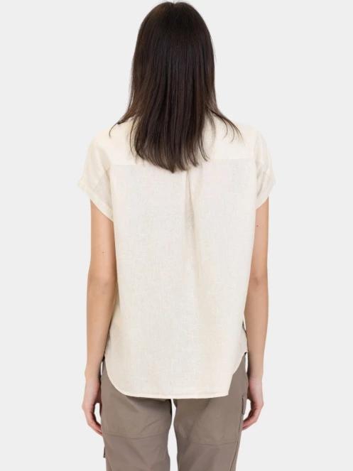 camasa cu maneci scurte pt. femei Fjallraven Övik Hemp Shirt SS W alb 4