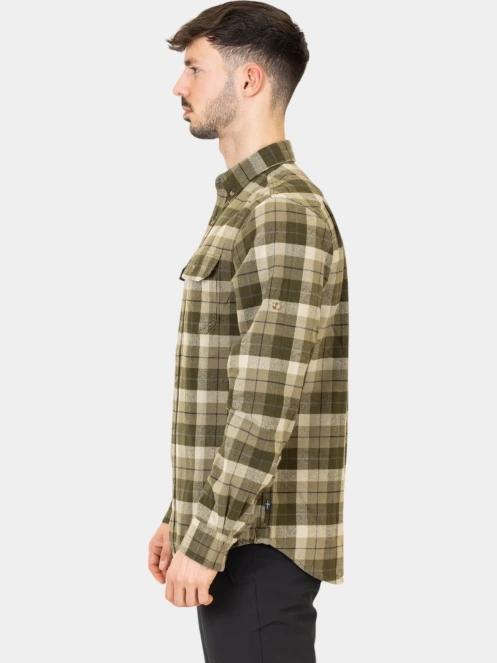 camasa de drumetie cu maneci lungi pt. barbati Fjallraven Singi Heavy Flannel Shirt M verde 3
