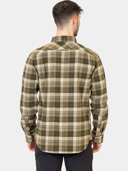 camasa de drumetie cu maneci lungi pt. barbati Fjallraven Singi Heavy Flannel Shirt M verde 4