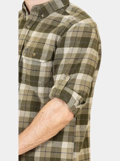 camasa de drumetie cu maneci lungi pt. barbati Fjallraven Singi Heavy Flannel Shirt M verde 7