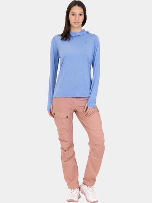 pulover cu gluga pt. femei Fjallraven Abisko Sun-hoodie W albastru 5