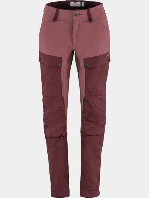 pantaloni de drumetie pt. femei Fjallraven Keb Trousers Curved W violet 11