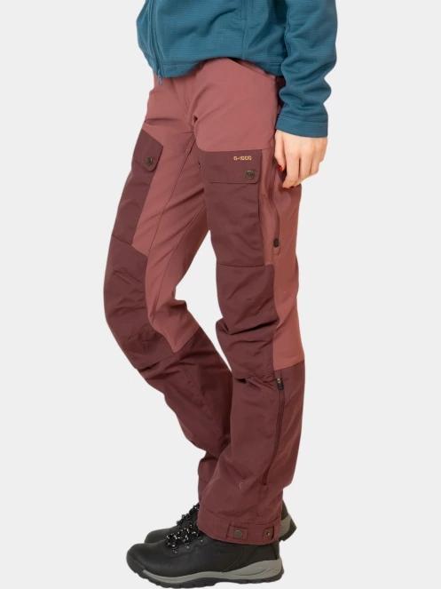 pantaloni de drumetie pt. femei Fjallraven Keb Trousers Curved W violet 3