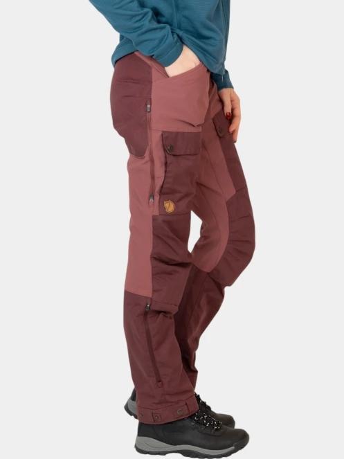 pantaloni de drumetie pt. femei Fjallraven Keb Trousers Curved W violet 5