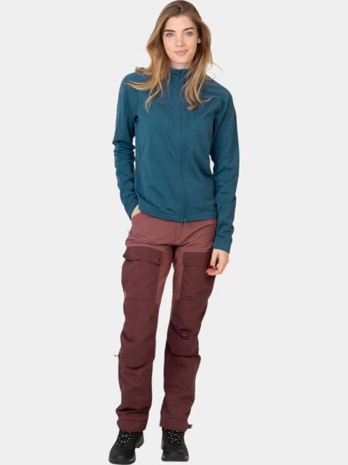pantaloni de drumetie pt. femei Fjallraven Keb Trousers Curved W violet 10