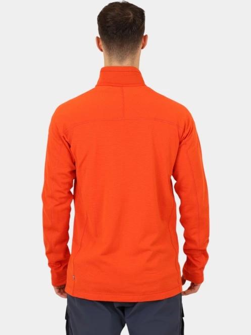 pulover polar pt. barbati Fjallraven Abisko Lite Fleece Jacket M portocaliu 4