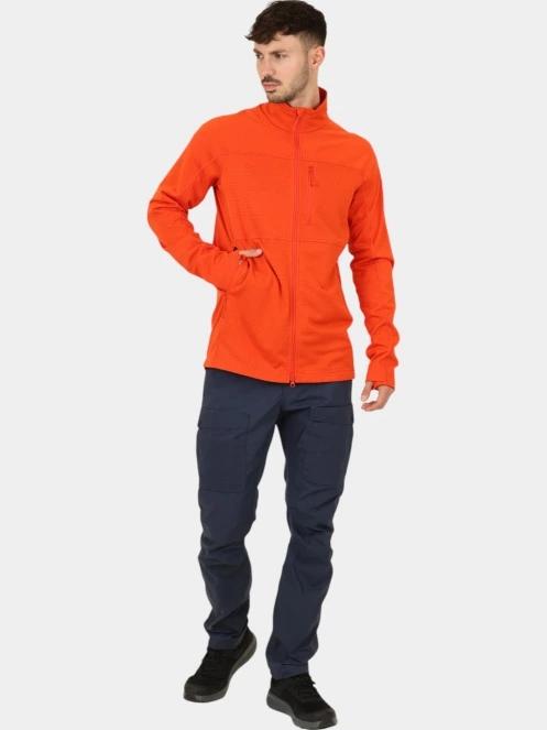 pulover polar pt. barbati Fjallraven Abisko Lite Fleece Jacket M portocaliu 5