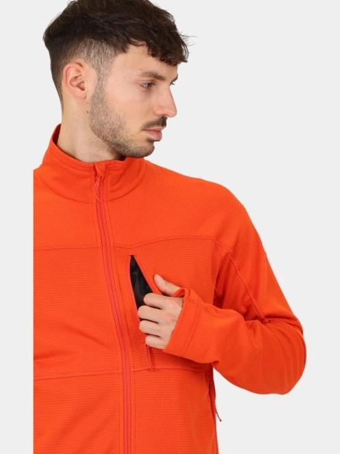 pulover polar pt. barbati Fjallraven Abisko Lite Fleece Jacket M portocaliu 6