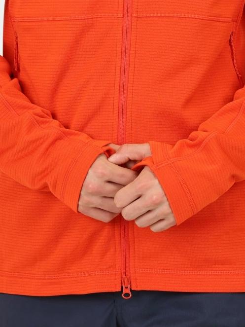 pulover polar pt. barbati Fjallraven Abisko Lite Fleece Jacket M portocaliu 7
