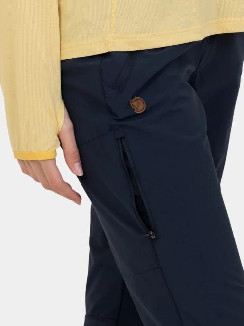 pantaloni de drumetie pt. femei Fjallraven Abisko Trail Stretch Trousers W albastru inchis 5