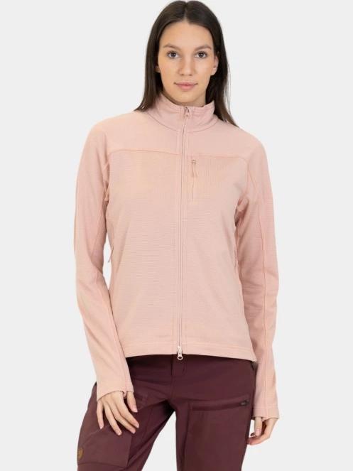 pulover polar pt. femei Fjallraven Abisko Lite Fleece Jacket W roz 2
