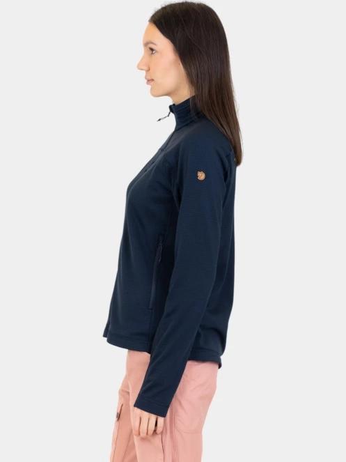 pulover polar pt. femei Fjallraven Abisko Lite Fleece Jacket W albastru inchis 3